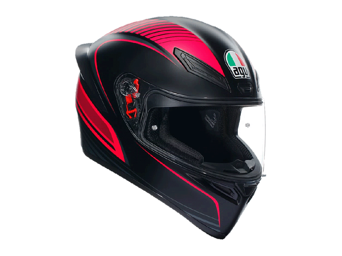 Мотошлем AGV K-1 E2206 WARMUP BLACK/PINK L
