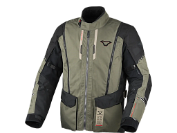 Мотокуртка MACNA AIR HYBRID 2.0 ткань зелено/черная с бежевой полосой L
