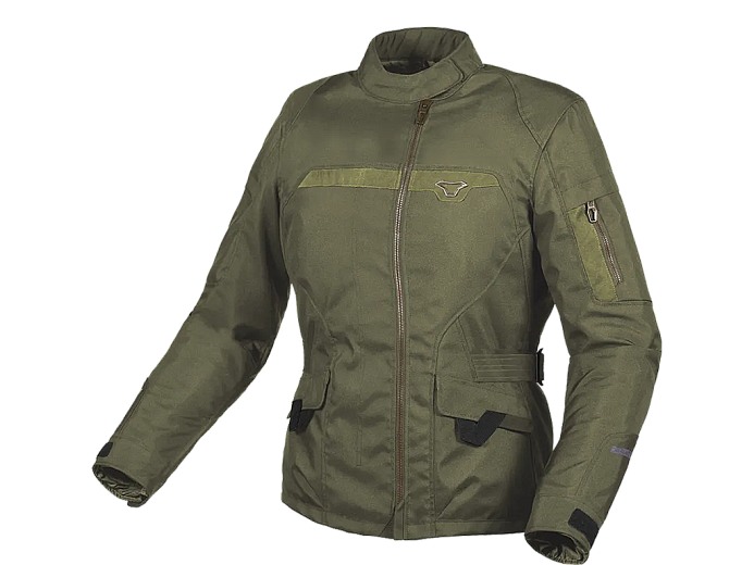 Мотокуртка MACNA EVORA ткань женская зеленая L