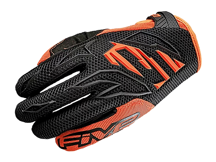 Мотоперчатки кроссовые FIVE MXF3 black/fluo yellow 12/XXL