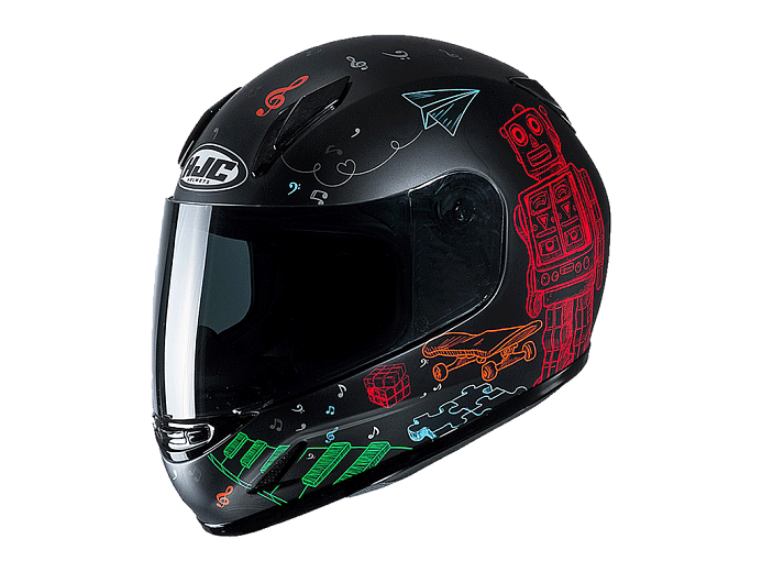 Мотошлем HJC детский CL-Y WAZO MC1SF S