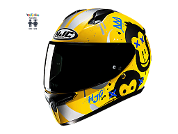 Мотошлем HJC C10 GETI MC3SF XXS