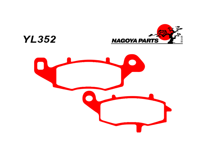 NAGOYA PARTS Тормозные колодки  YL352