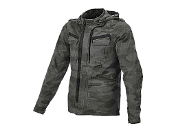Мотокуртка MACNA COMBAT ткань серый камуфляж L