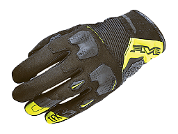 Мотоперчатки FIVE TFX3 grey/fluoyellow 10/L