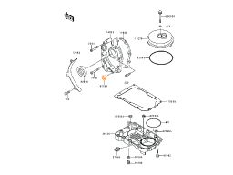 KAWASAKI Сальник вала переключения передач 92051-005