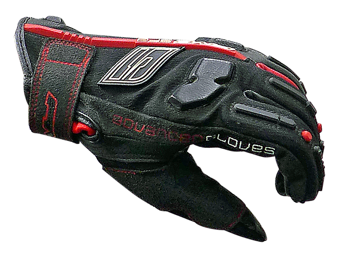 Мотоперчатки FIVE SF3 короткие черно-красные 7/XS