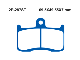 Тормозные колодки NISSIN 2P-287ST