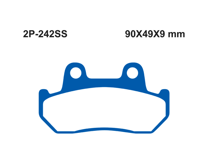 Тормозные колодки NISSIN 2P-242SS