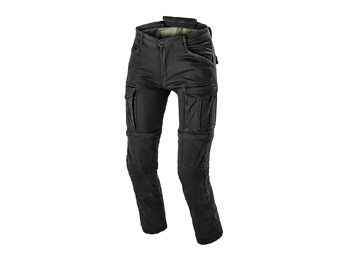 Мотобрюки MACNA ARRIVAL ткань черные 34