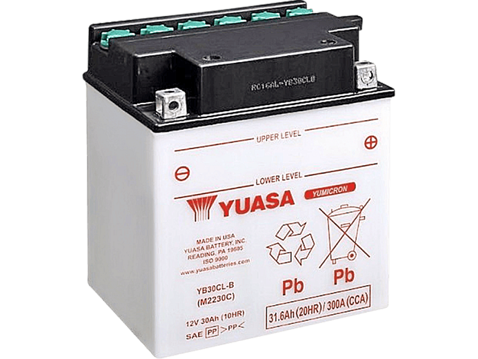 YUASA   Аккумулятор  YB30CL-B