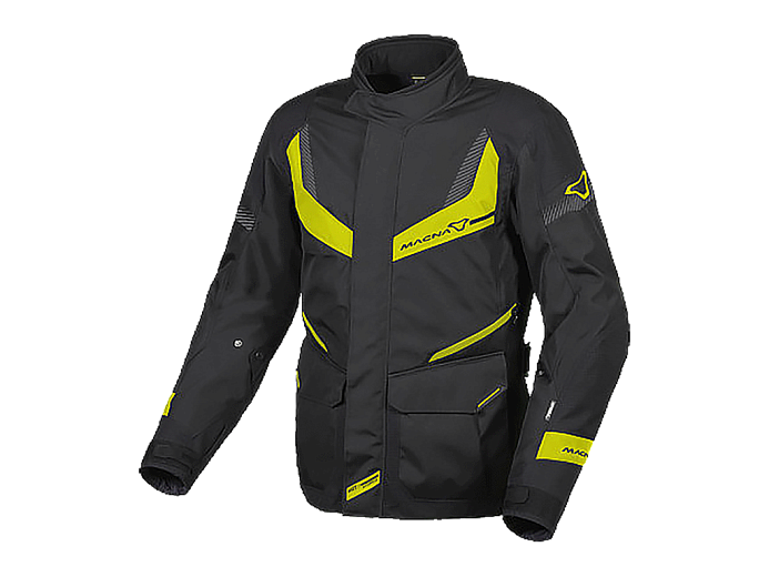 Мотокуртка MACNA RANCHER ткань черно-желтая M