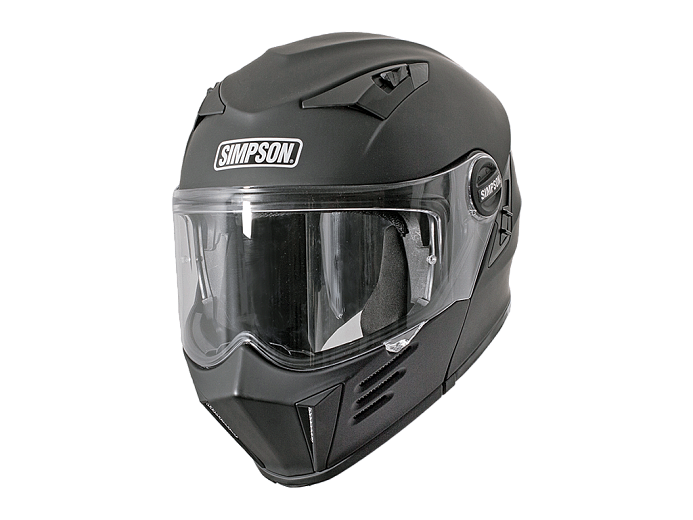 Мотошлем SIMPSON DARKSOME MATT BLACK XL