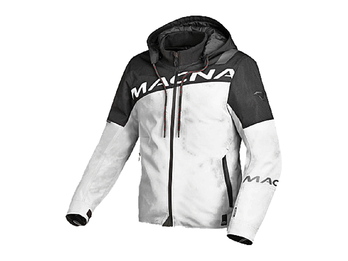 Мотокуртка MACNA RACOON ткань Night Eye/черная XXXL