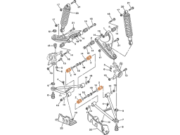 HISUN HS700ATV Втулка рычага подвески 54842-107-0000