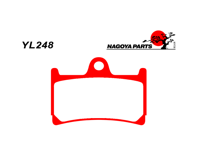 NAGOYA PARTS Тормозные колодки  YL248