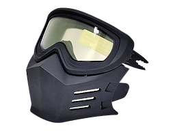 Очки с маской, комплект для шлема SIMPSON CHOPPER прозрачный