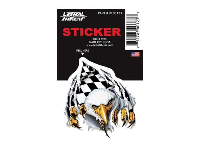 LETHAL THREAT Наклейка RIP N TEAR REBEL EAGLE LG