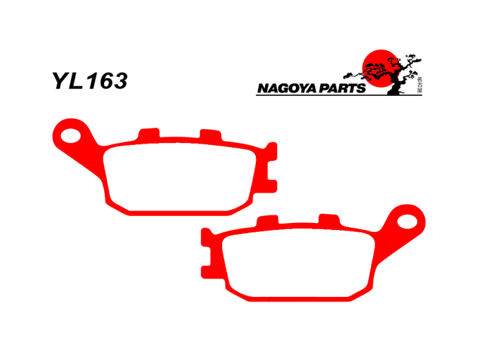 NAGOYA PARTS Тормозные колодки  YL163