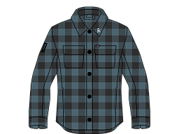 Моторубашка  FSD True Grit blue/black L
