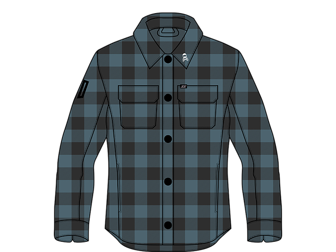 Моторубашка  FSD True Grit blue/black L