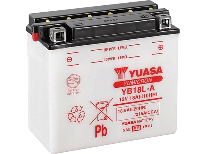 YUASA   Аккумулятор  YB18L-A