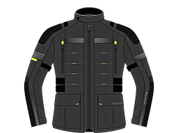 Мотокуртка ткань FSD TESLA 2.0 black L
