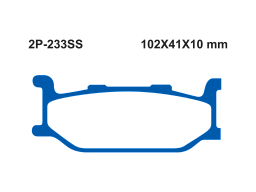 Тормозные колодки NISSIN 2P-233SS