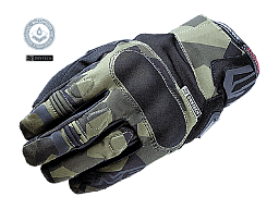 Мотоперчатки FIVE BOXER WP camo army Drytech 10/L