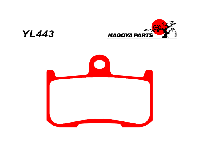 NAGOYA PARTS Тормозные колодки  YL443