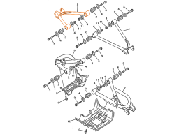 HISUN HS700ATV Задний верхн.правый рычаг подвески 5721A-107-0000