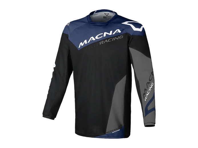 Джерси MACNA BACKYARD-1 черно/сине/серая M