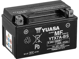 YUASA   Аккумулятор  YTX7A-BS с электролитом