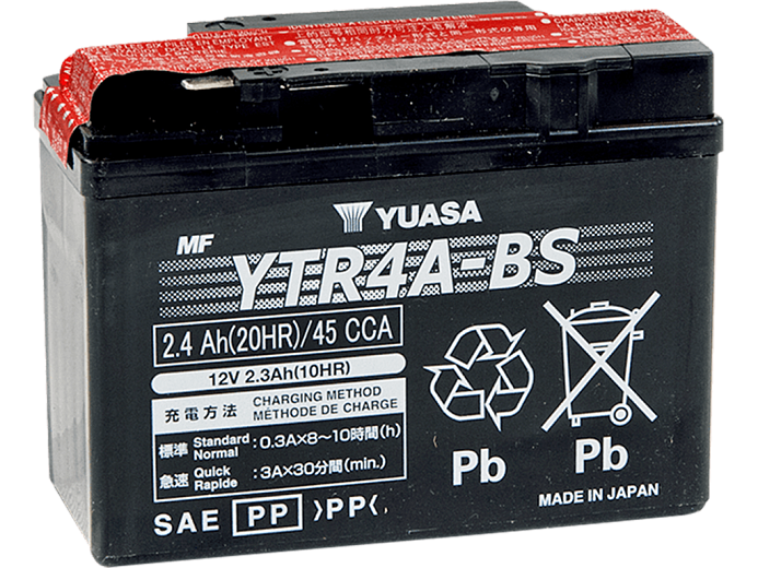 YUASA   Аккумулятор  YTR4A-BS с электролитом