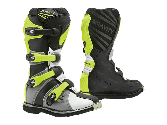 Кроссовые мотоботы FORMA GRAVITY GREY/WHITE/YELLOWFLUO 32