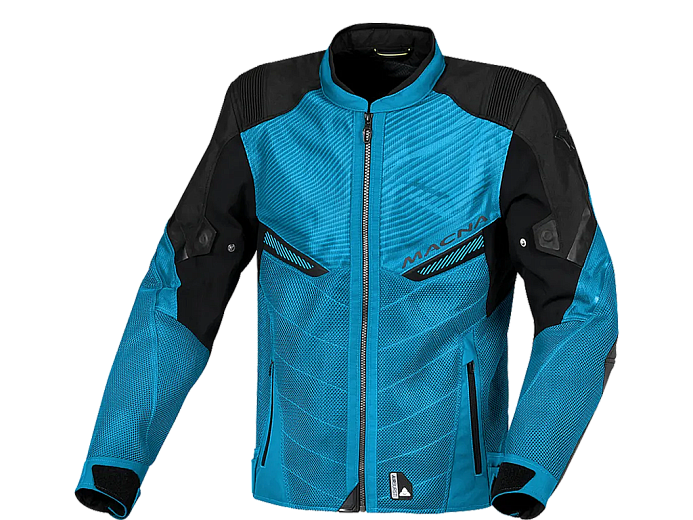 Мотокуртка MACNA FOXTER ткань голубая/черная XXXL