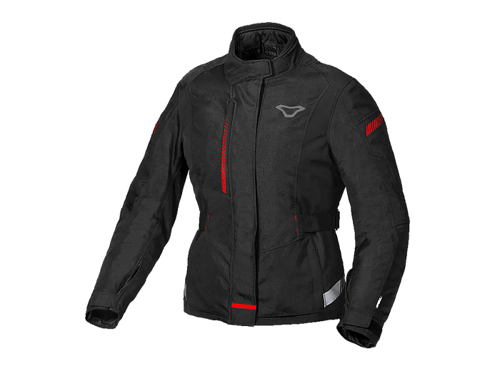 Мотокуртка MACNA NIVALA женская ткань черная/красная L