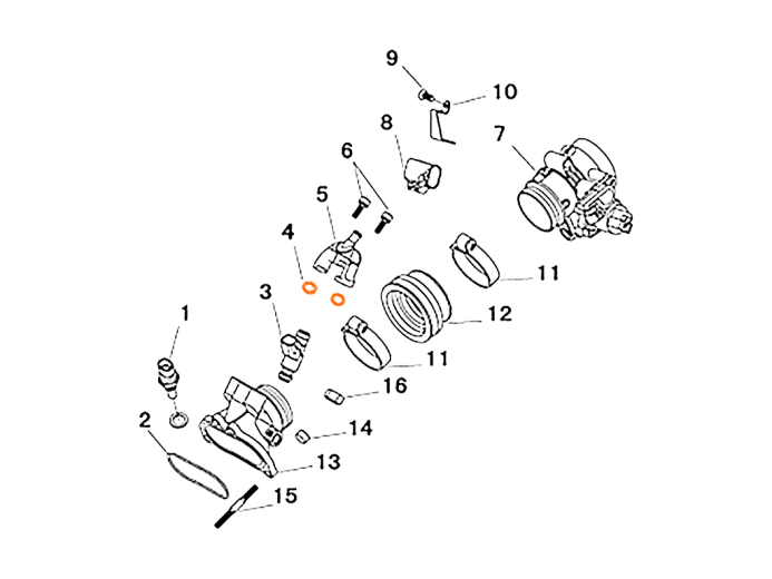 HISUN HS700ATV Шайба