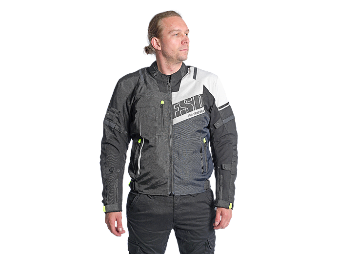 Мотокуртка ткань FSD TERRA 2.0 black/ice/navy L