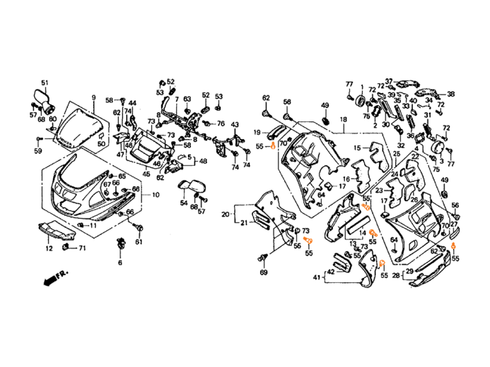 HONDA Винт 90001-MN8-000