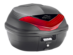 Кофр центральный KAPPA K355N2 MONOLOCK 35л красный отражатель