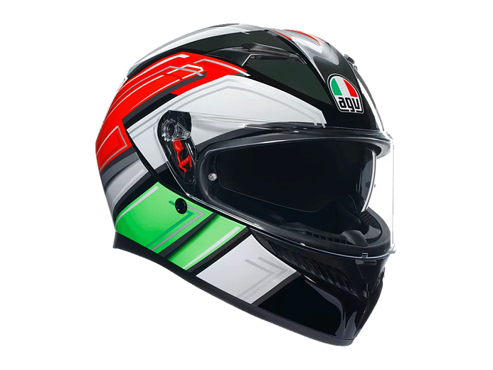 Мотошлем AGV K-3 E2206 WING BLACK/ITALY L