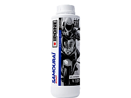 Масло IPONE 2T SCOOT SAMOURAI 1L синтетическое с запахом клубники (x15)