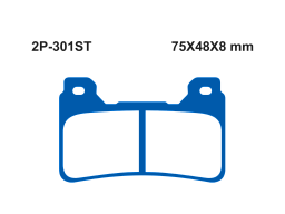 Тормозные колодки NISSIN 2P-301ST