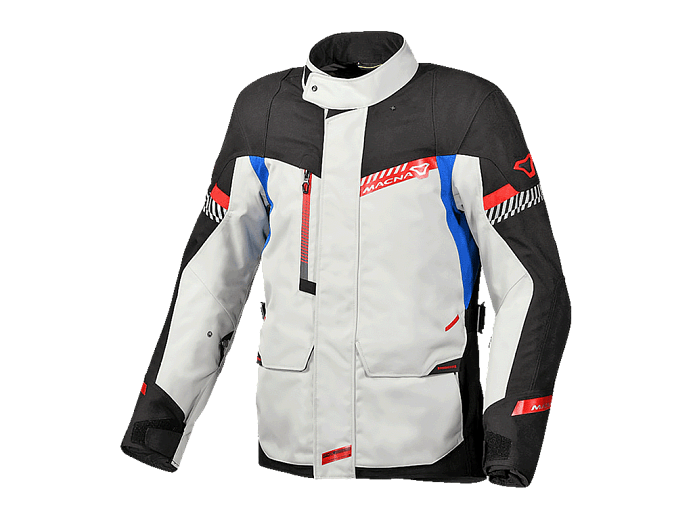 Мотокуртка MACNA ASPIRE ткань светло серо-черная M