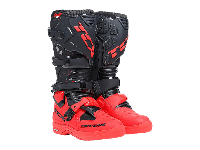 Кроссовые мотоботы TCX COMP EVO 2 MICHELIN 606 BLK/RED 44