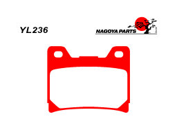 NAGOYA PARTS Тормозные колодки  YL236
