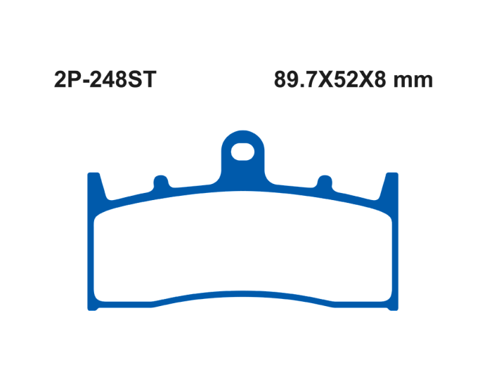 Тормозные колодки NISSIN 2P-248ST