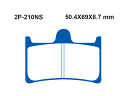 Тормозные колодки NISSIN 2P-210NS