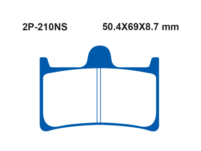 Тормозные колодки NISSIN 2P-210NS